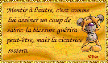 Mentir a quelqu'un